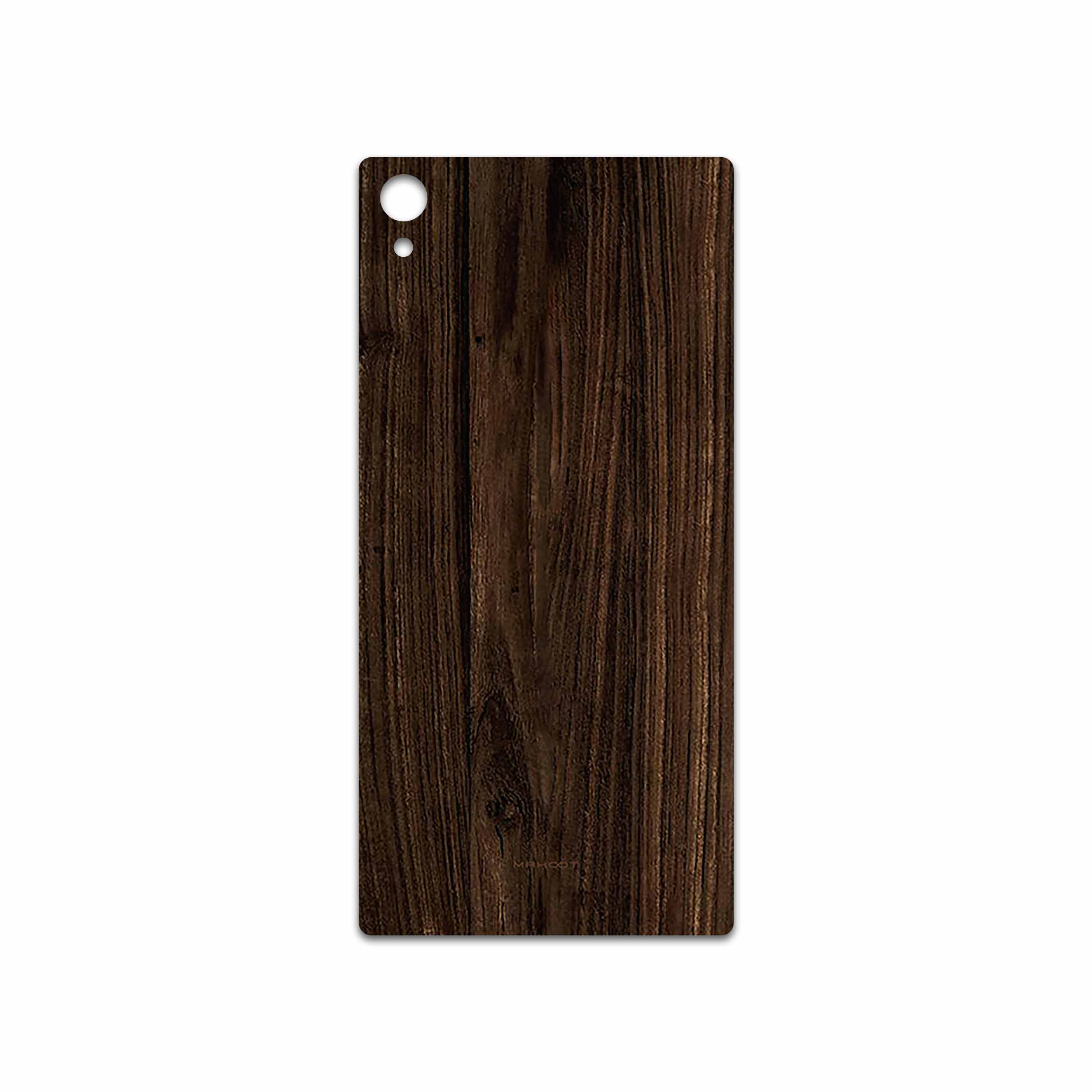 برچسب پوششی ماهوت مدل Dark Walnut Wood مناسب برای گوشی موبایل سونی Xperia Z5 Premium