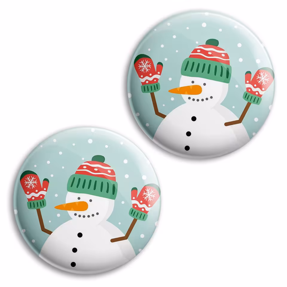 پیکسل پرمانه طرح آدم برفی کد pm2n.30393 مجموعه 2 عددی