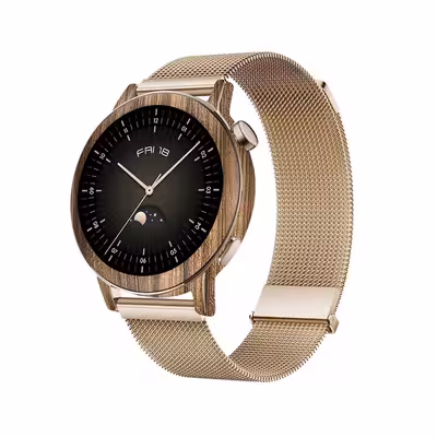 برچسب ماهوت طرح Light-Walnut-Wood مناسب برای ساعت هوشمند هوآوی Watch GT 3 42mm