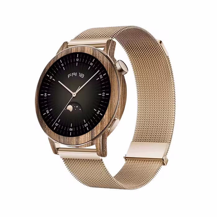برچسب ماهوت طرح Light-Walnut-Wood مناسب برای ساعت هوشمند هوآوی Watch GT 3 42mm