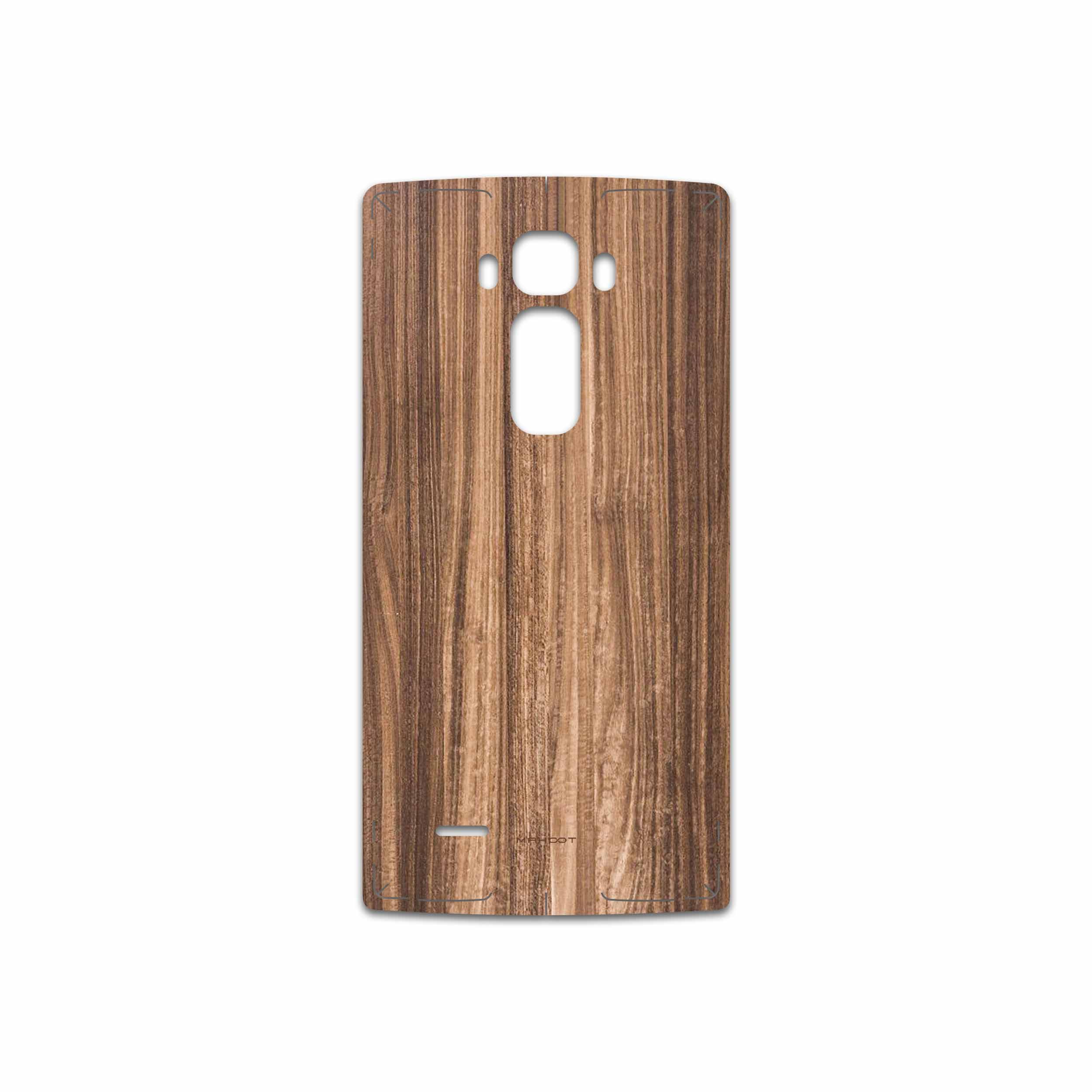 برچسب پوششی ماهوت مدل Light Walnut Wood مناسب برای گوشی موبایل ال جی G Flex 2