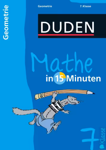 خرید و دانلود نسخه کامل کتاب Duden Mathe in 15 Minuten. Geometrie 7. Klasse