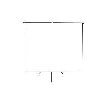 پایه نگهدارنده فون T (میله 1.5 متری) به همراه فون شطرنجی سفید