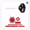 برچسب ماهوت طرح Red-Fiber مناسب برای ساعت هوشمند سامسونگ Galaxy Watch Active 2 44mm