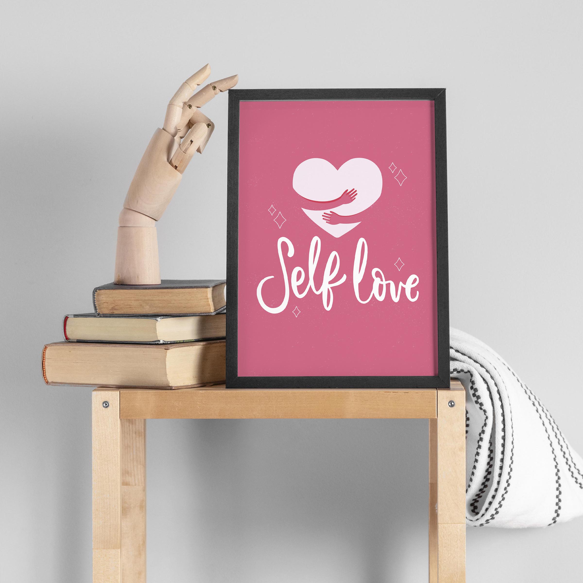 تابلو مدل خودتو دوست داشته باش کد BLYSp