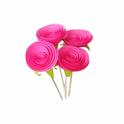 گل مصنوعی مدل رز ژولیت کد MK79 مجموعه 4 عددی