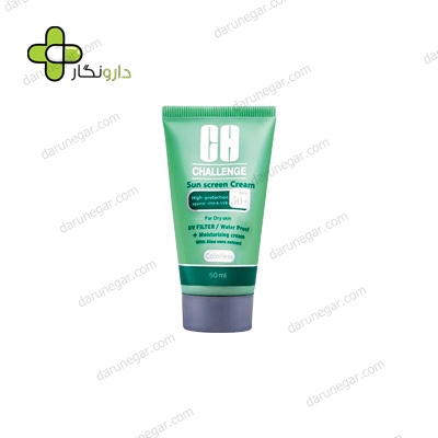 کرم ضد آفتاب پوست های خشک و نرمال SPF50 چلنج