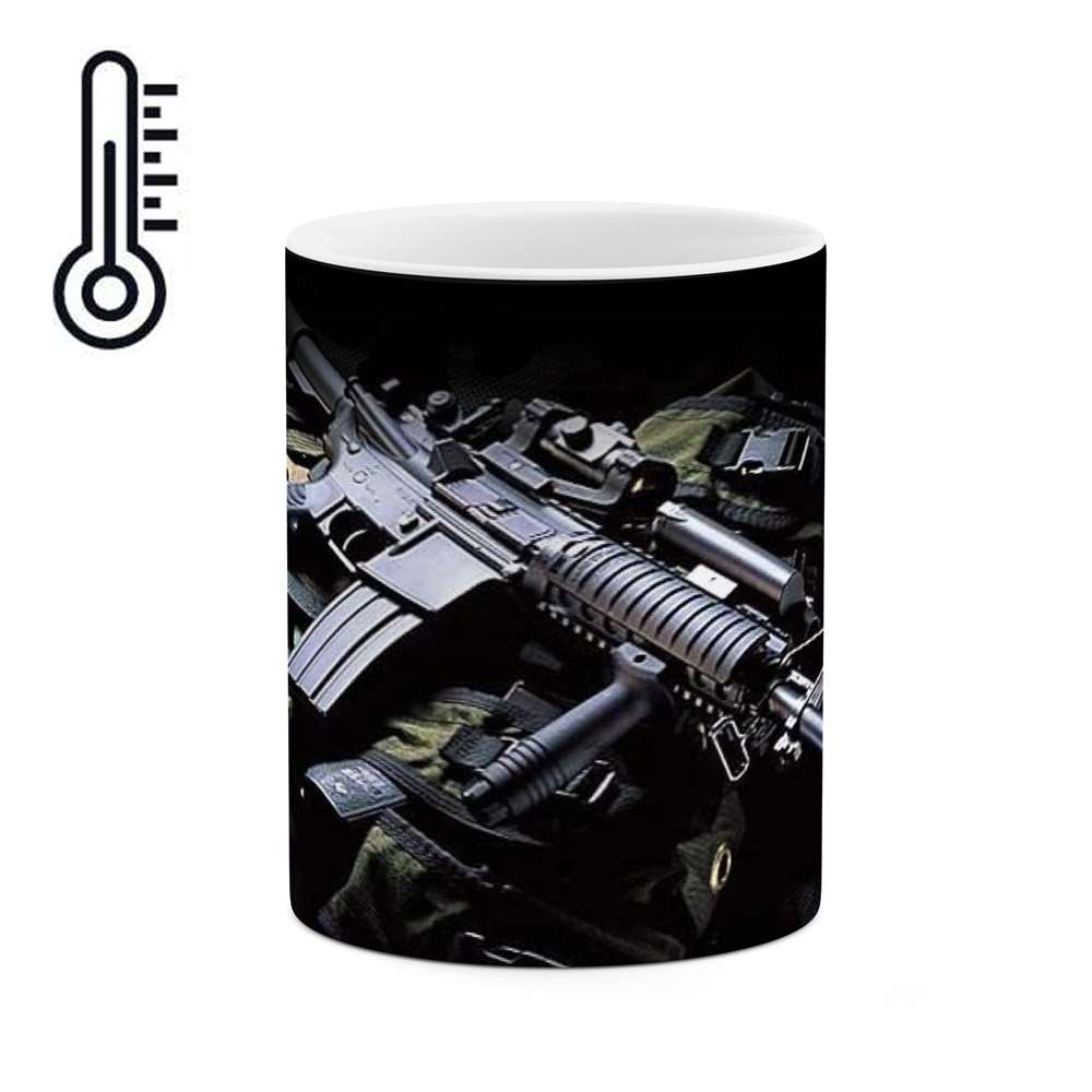 ماگ حرارتی طرح تفنگ M16 مدل mgph15686