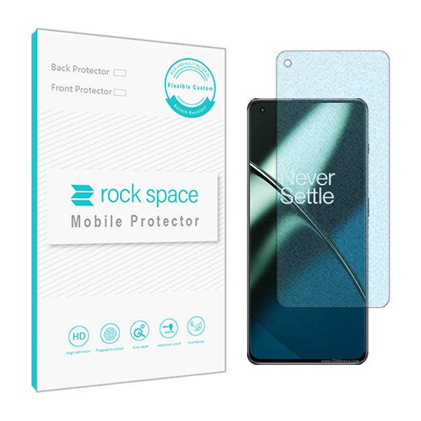 گلس وان پلاس 11 مدل مات آنتی بلو برند راک اسپیس کد S