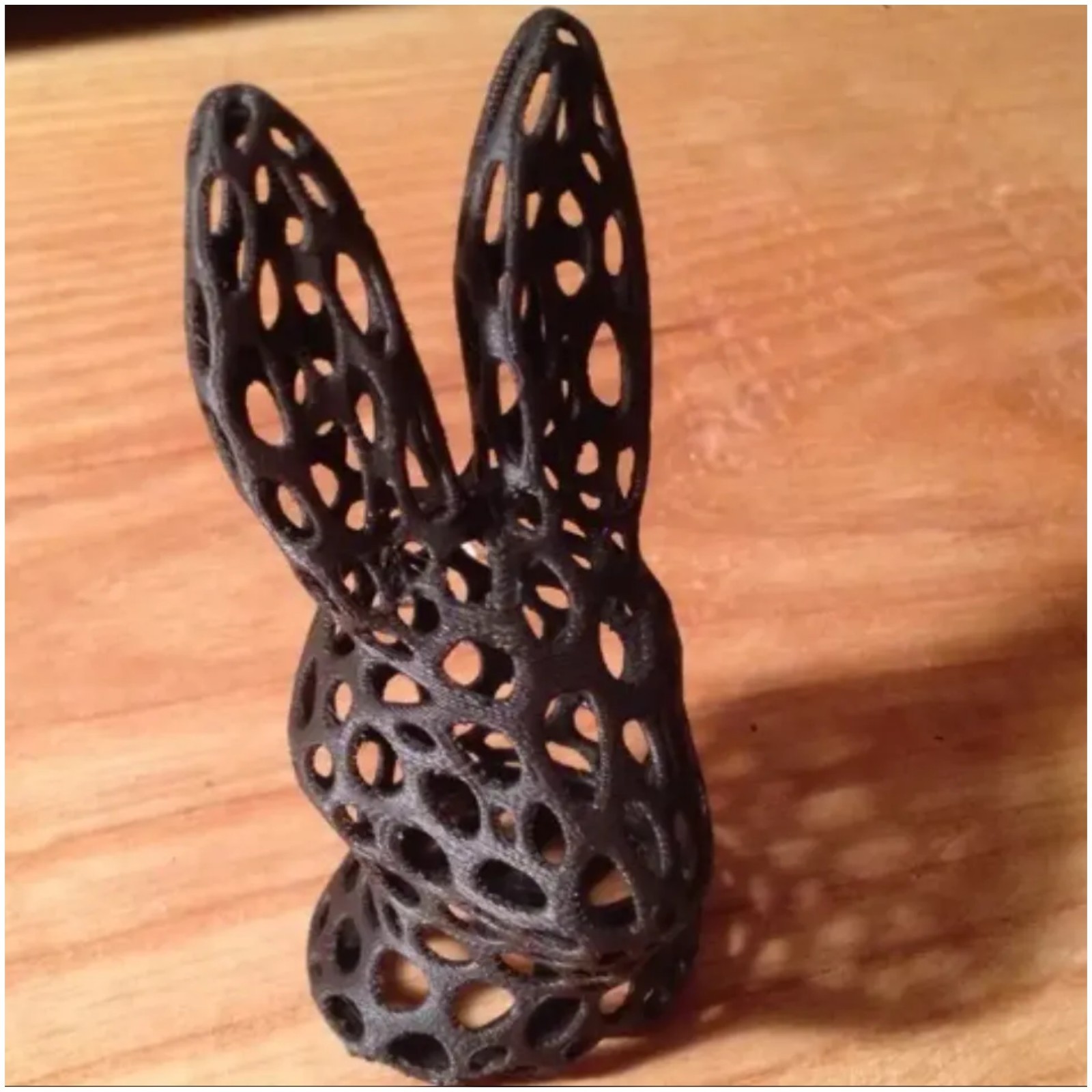 مجسمه سردیس شبکه ای خرگوش - سفره هفت سین - عید نوروز - سال نو- سال خرگوش- پرینت سه بعدی