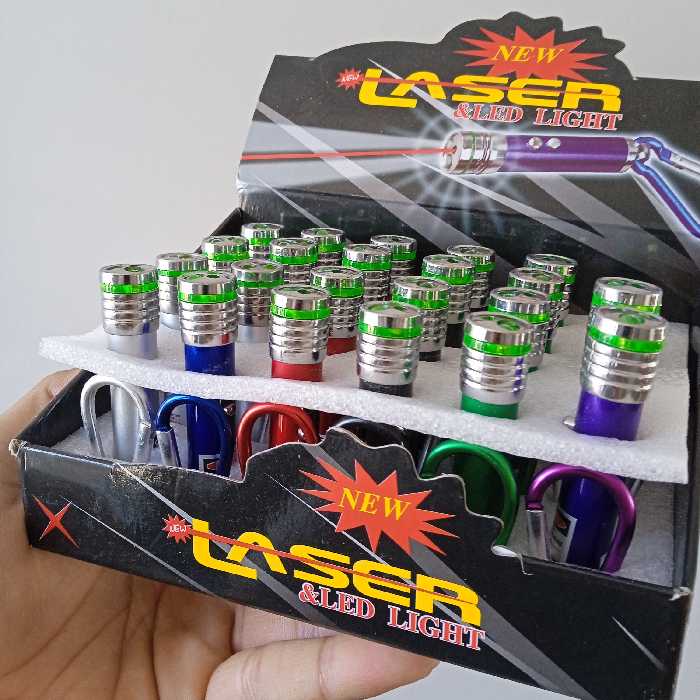 لیزر 5کاره اصلی چراغ قوه کوچک چند کاره چراغ چشمک زن لیزر دست کلید کوچک لیزر قوی 