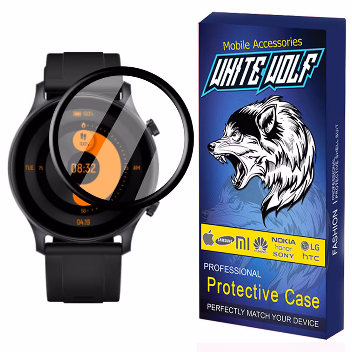 محافظ صفحه نمایش وایت ولف مدل W-PWM مناسب برای ساعت هوشمند هایلو LS04 RS3
