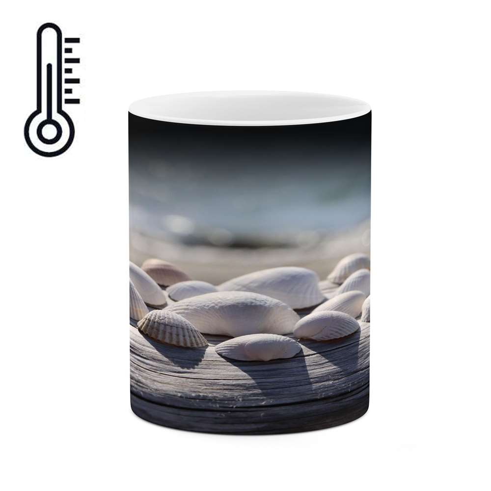 ماگ حرارتی کاکتی طرح صدف مدل mgh16722