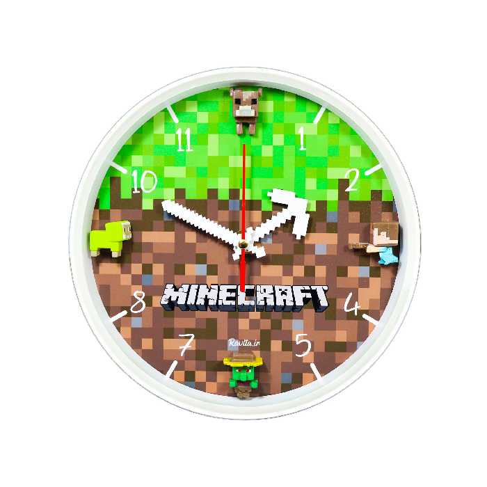 ساعت دیواری رومیزی دیواری ماینکرفت راویتا مدل فیگور کد 4A