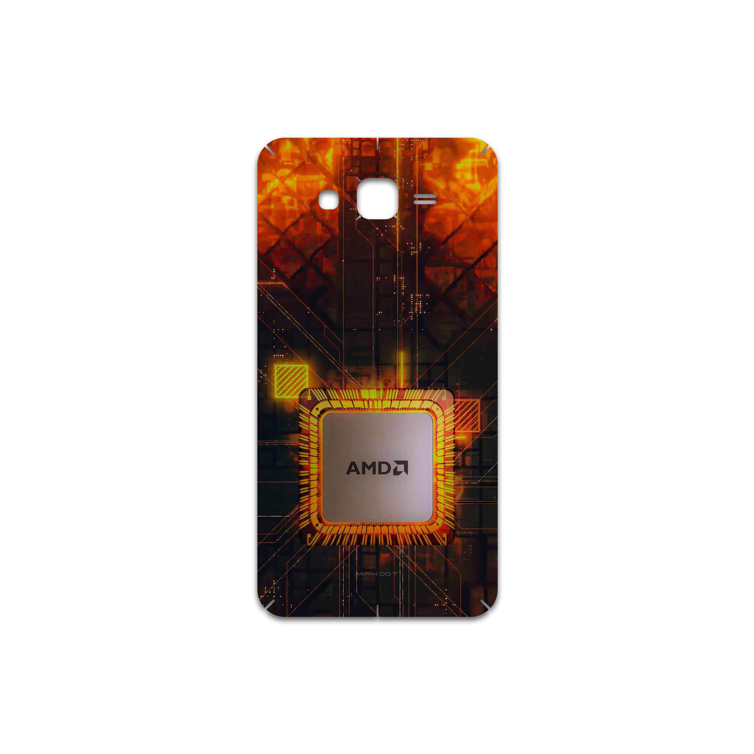 برچسب پوششی ماهوت مدل AMD Brand مناسب برای گوشی موبایل سامسونگ Galaxy J7 2015
