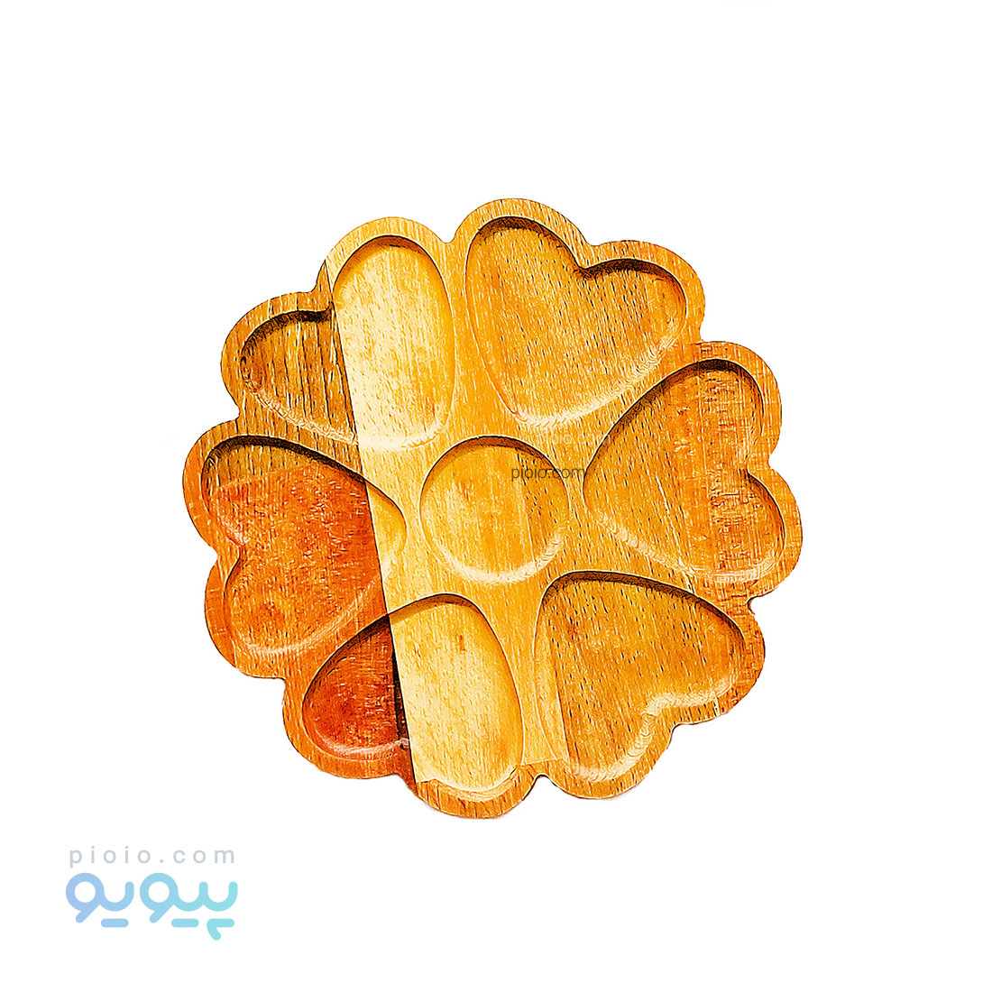 اردو خوری طرح گل چوبی 6 خانه