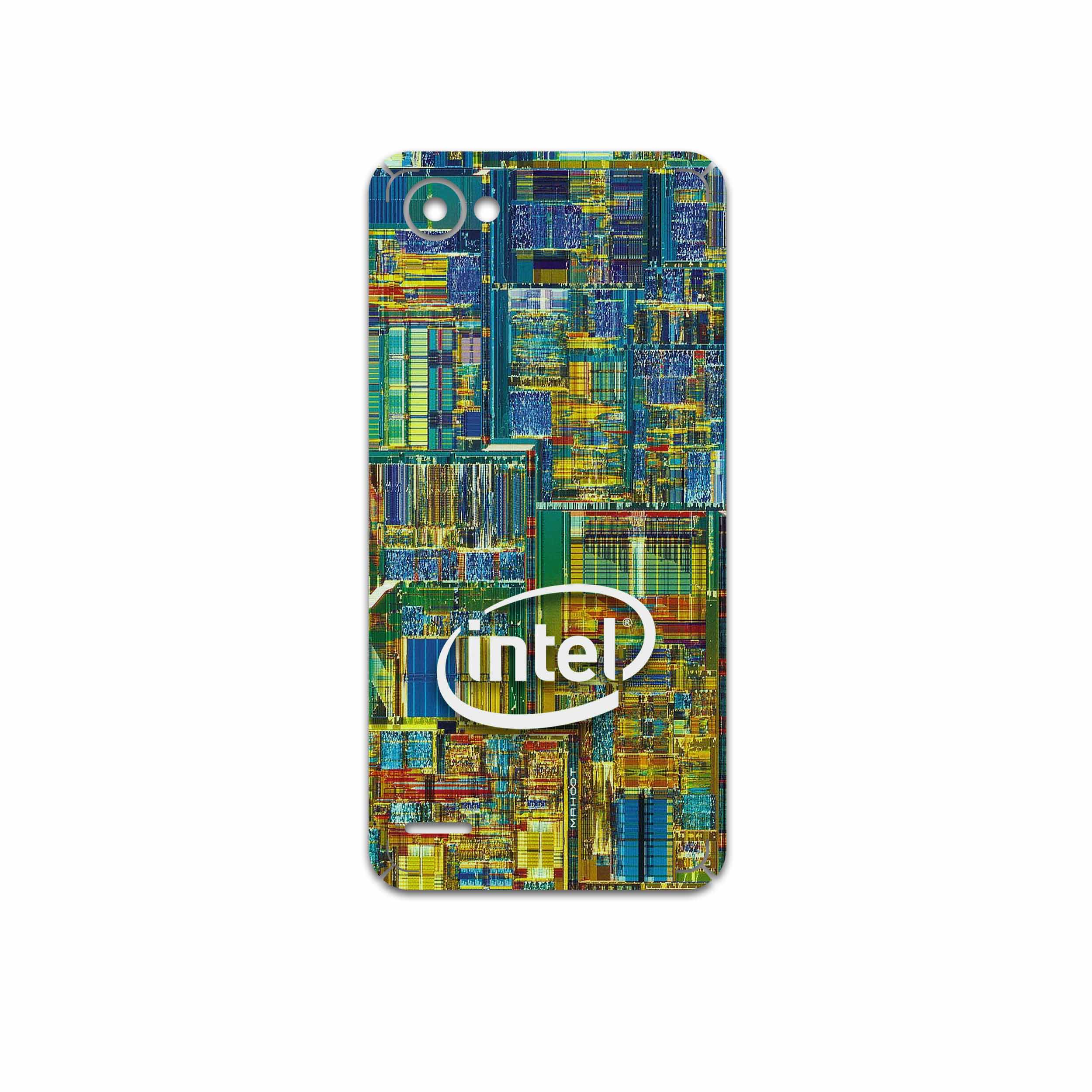 برچسب پوششی ماهوت مدل Intel Brand مناسب برای گوشی موبایل ال جی Q6