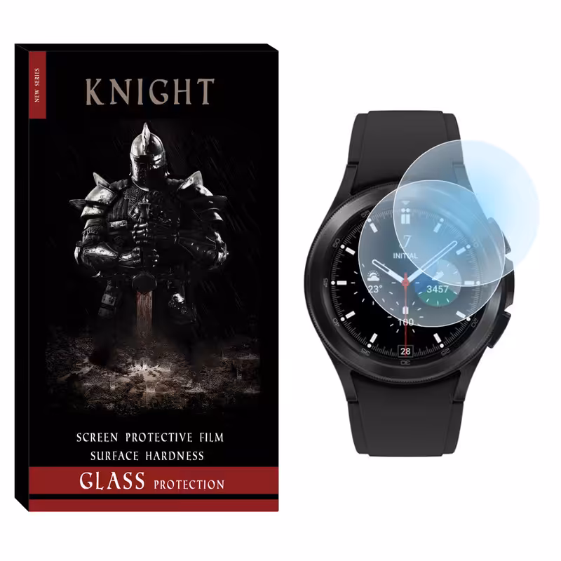 محافظ صفحه نمایش شیشه‌ای نایت مدل SH-KT مناسب برای ساعت هوشمند سامسونگ Galaxy Watch 4 Classic 46mm بسته دو عددی | کالا برتری
