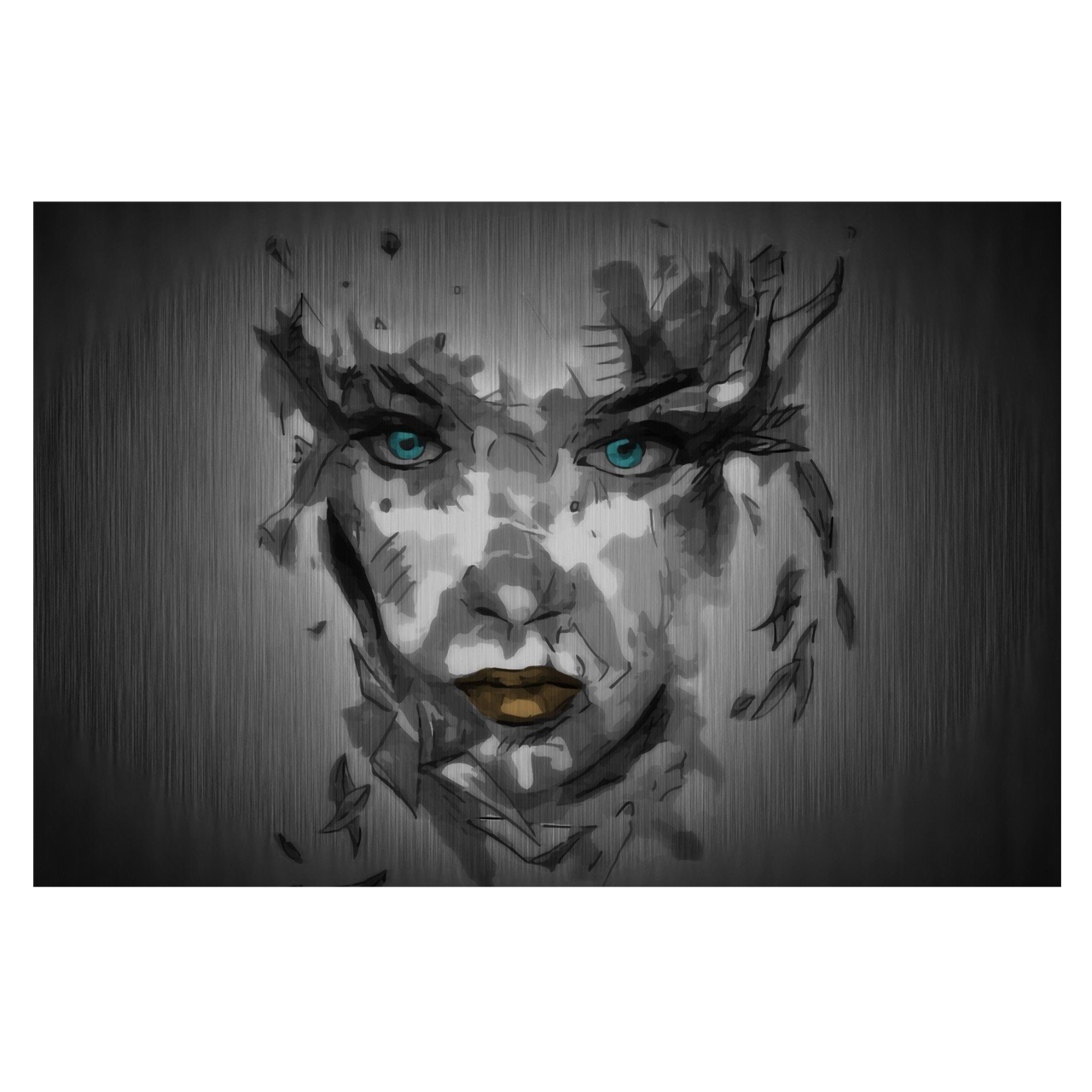 تابلو شاسی طرح چهره کد 0245