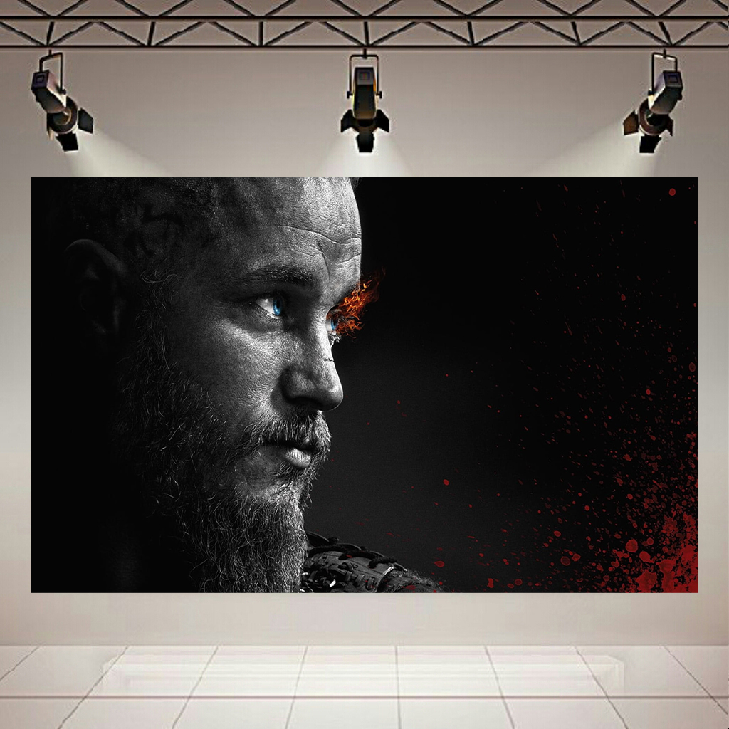 تابلو بوم طرح وایکینگ مدل رگنار لاتبروک کد AR6190