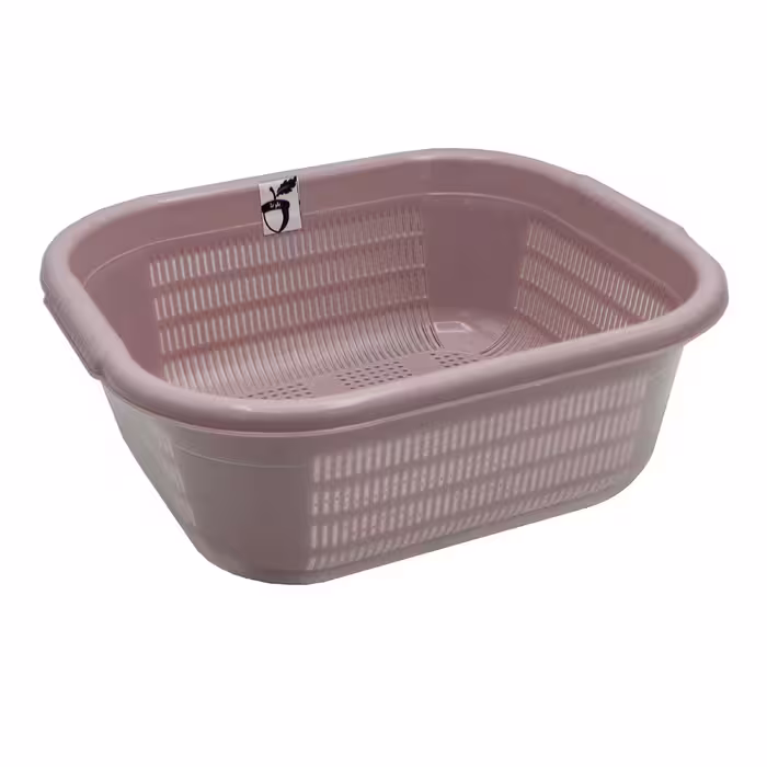آبکش و لگن مدل بلوط کد YPM-T39-31x27.5CM بسته 2 عددی