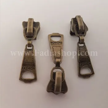 سری زیپ 5 استخوانی سه تکه زرد قلم بسته ای