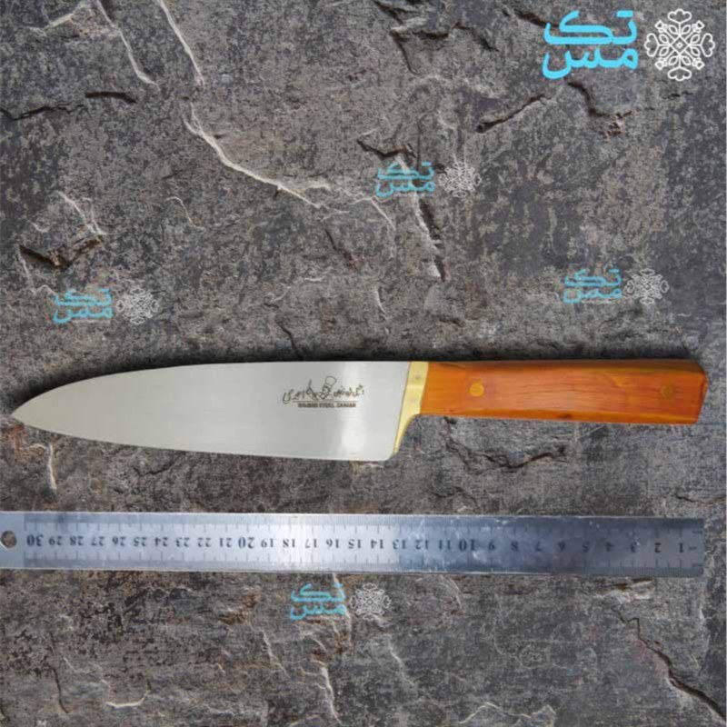چاقوی آشپزخانه دسته چوبی مژده سایز پنج