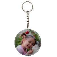 جاکلیدی طرح کودک دختر و خرگوش مدل S9698