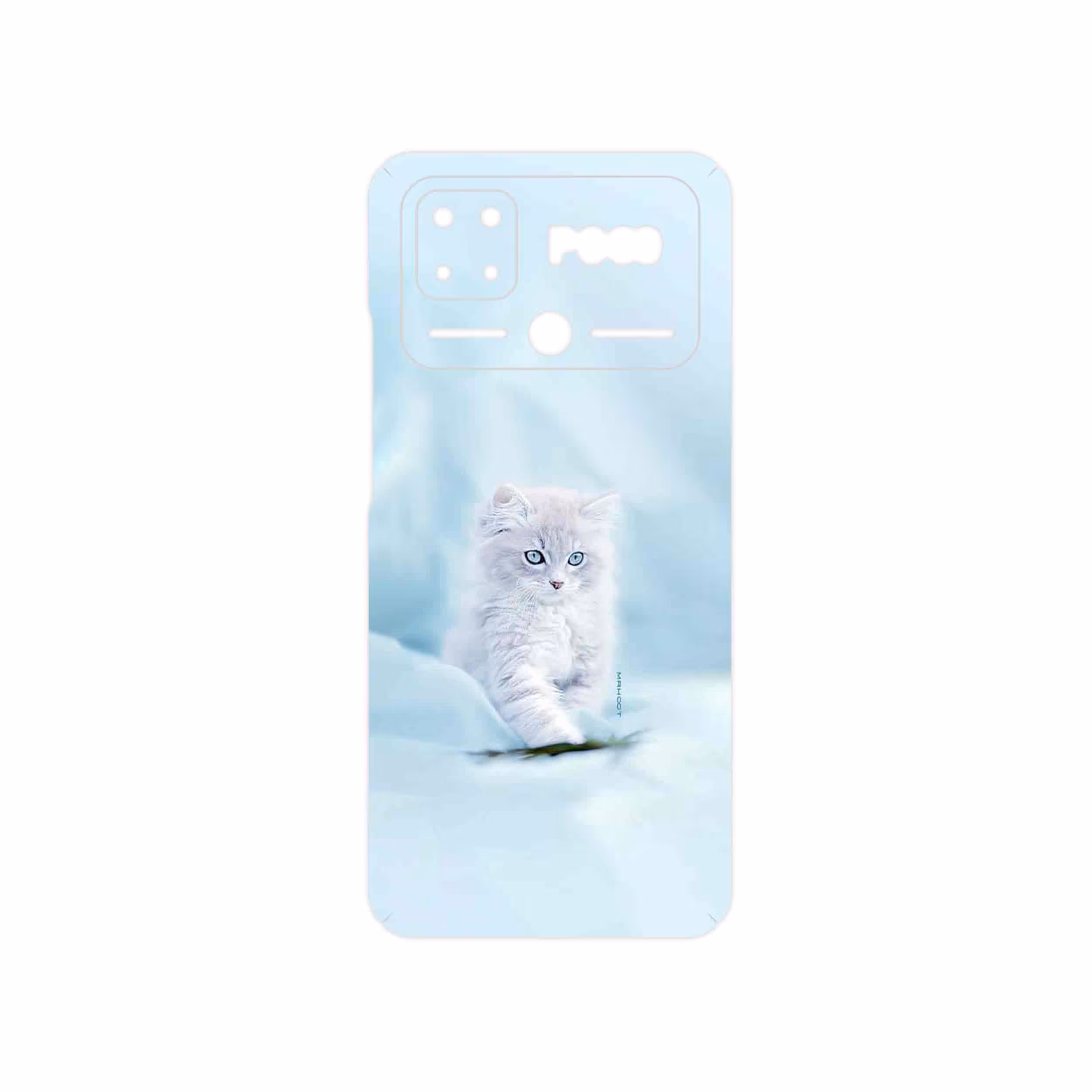 برچسب پوششی ماهوت مدل Cat_1 مناسب برای گوشی موبایل شیائومی Poco C40