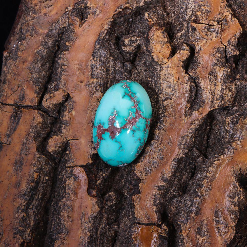 نگین فیروزه شجری کد 10759 - جواهری مشاهیر