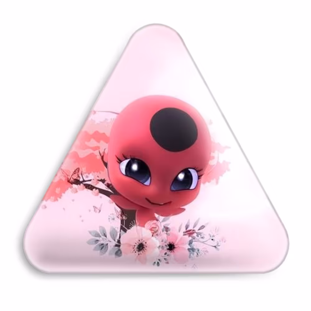 پیکسل خندالو طرح دختر کفشدوزکی مدل مثلثی کد 3508