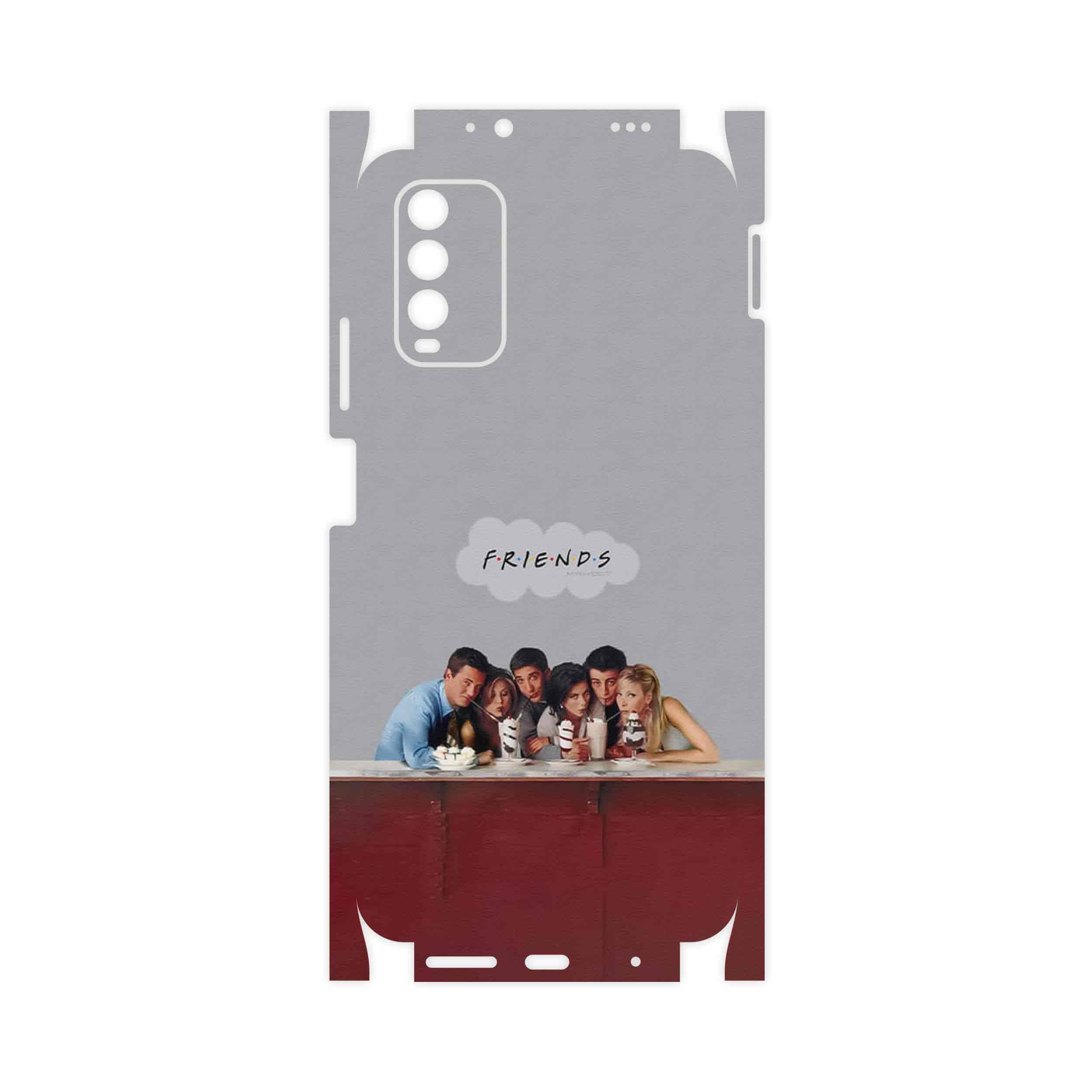 برچسب پوششی ماهوت مدل Friends 1-FullSkin مناسب برای گوشی موبایل شیائومی Redmi 9T