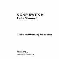 خرید و دانلود نسخه کامل کتاب CCNP SWITCH Lab Manual