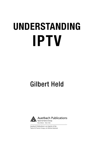 خرید و دانلود نسخه کامل کتاب Understanding IPTV