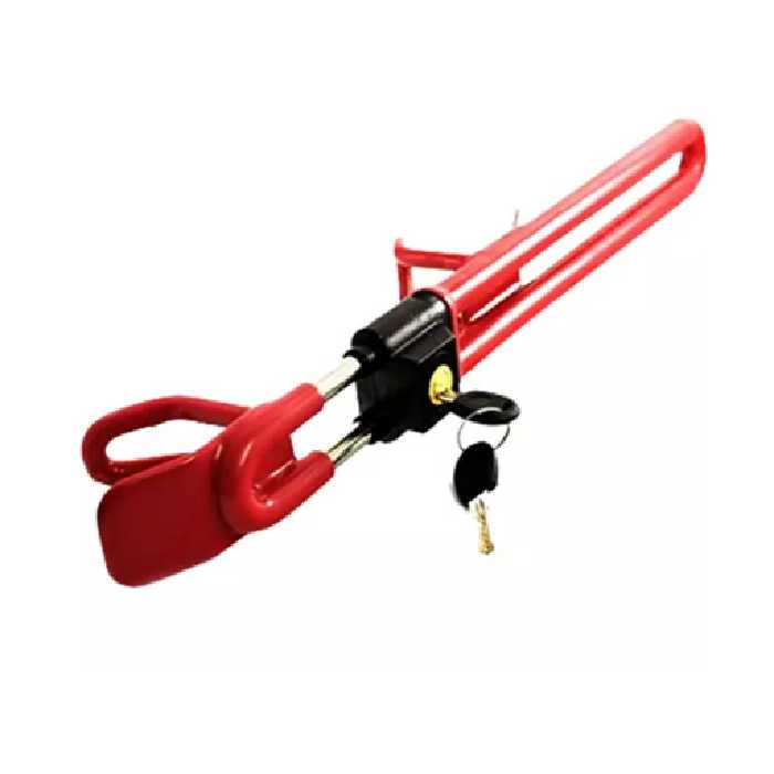 خرید قفل فرمان دوبل دسته دار کاپیتان لاک | اتوموبی