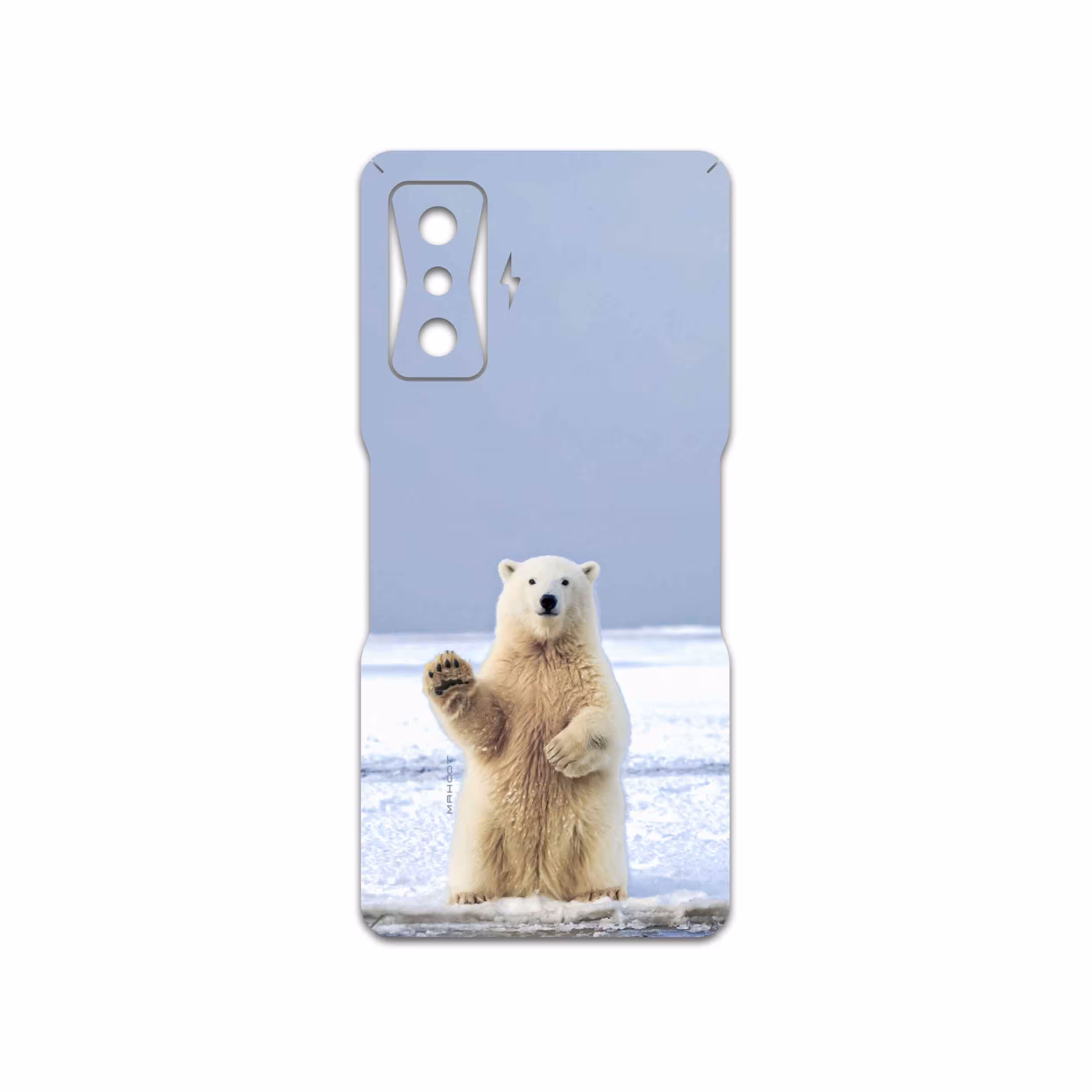 برچسب پوششی ماهوت مدل Polar-bear مناسب برای گوشی موبایل شیائومی Poco F4 GT 5G