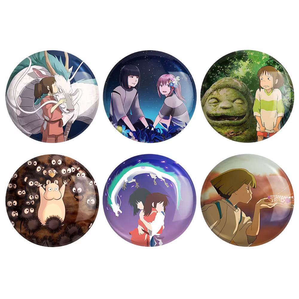 پیکسل خندالو مدل انیمه شهر اشباح کد 510B مجموعه 6 عددی