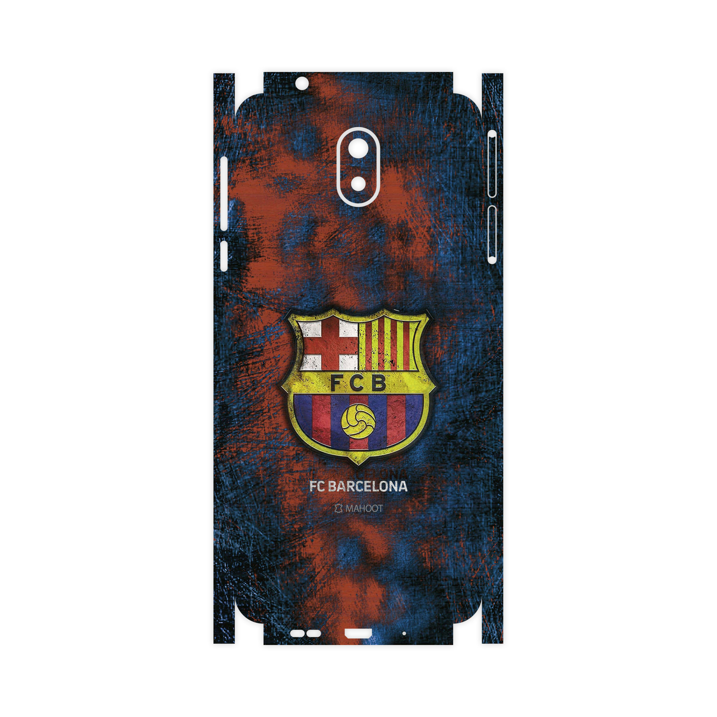 برچسب پوششی ماهوت مدل BARCELONA-FC-2-FullSkin مناسب برای گوشی موبایل نوکیا 3.1