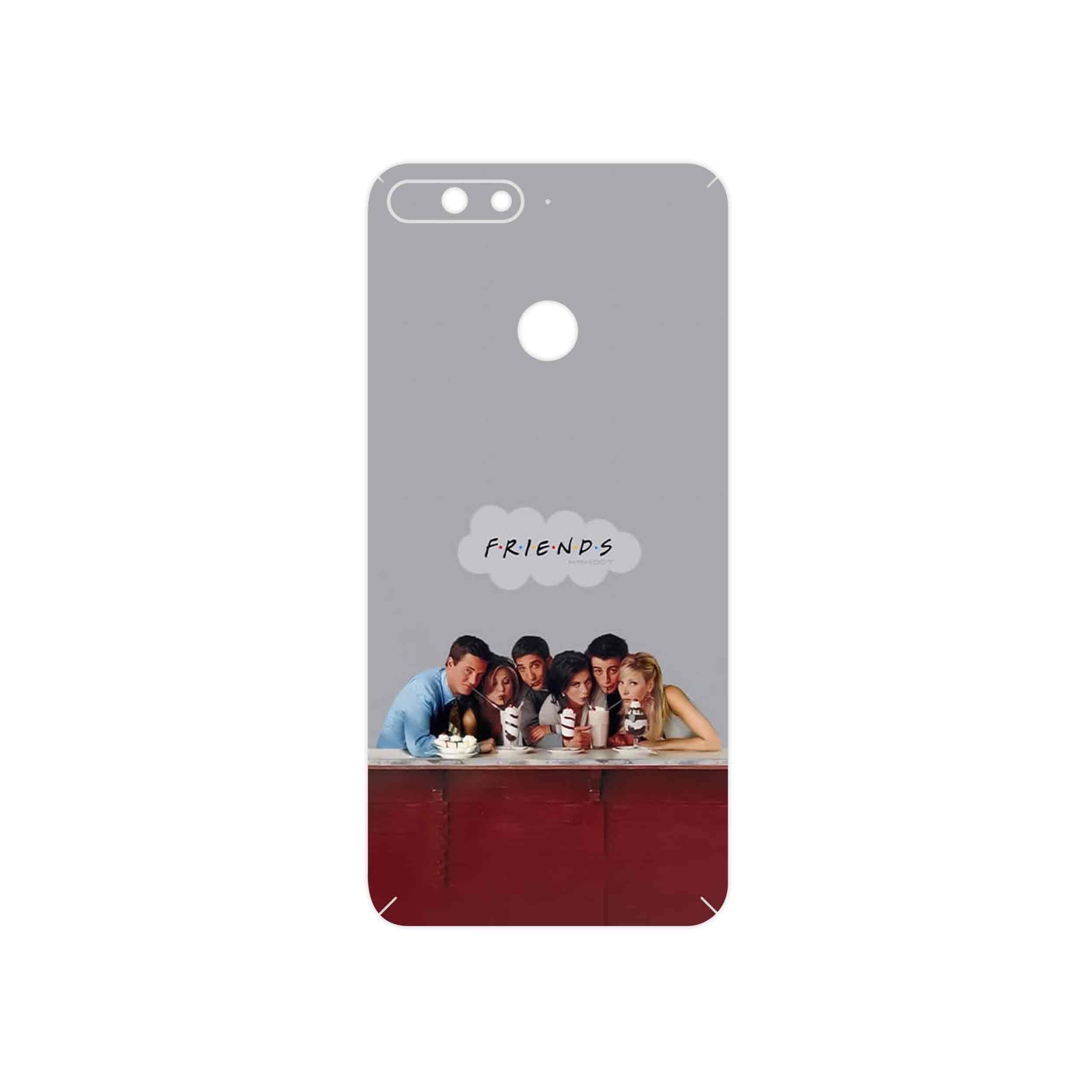 برچسب پوششی ماهوت مدل Friends 1 مناسب برای گوشی موبایل آنر 7A