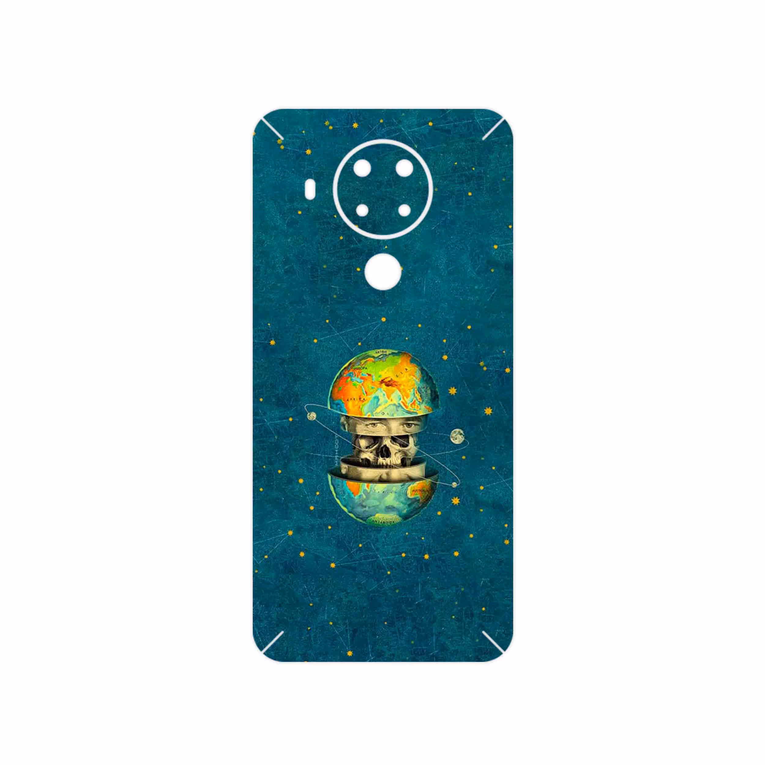 برچسب پوششی ماهوت مدل Collage of Earth Face مناسب برای گوشی موبایل نوکیا 5.4