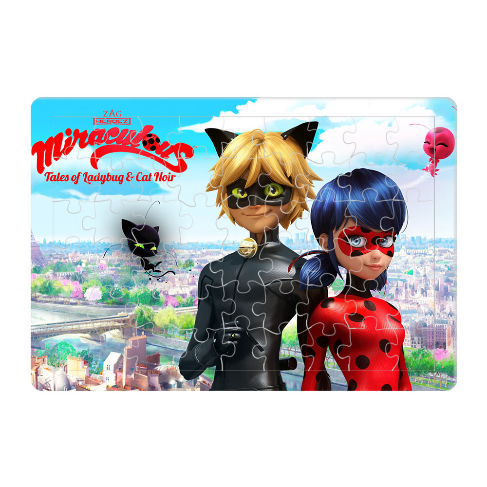 پازل 54 تکه طرح دختر کفشدوزکی مدل P0104