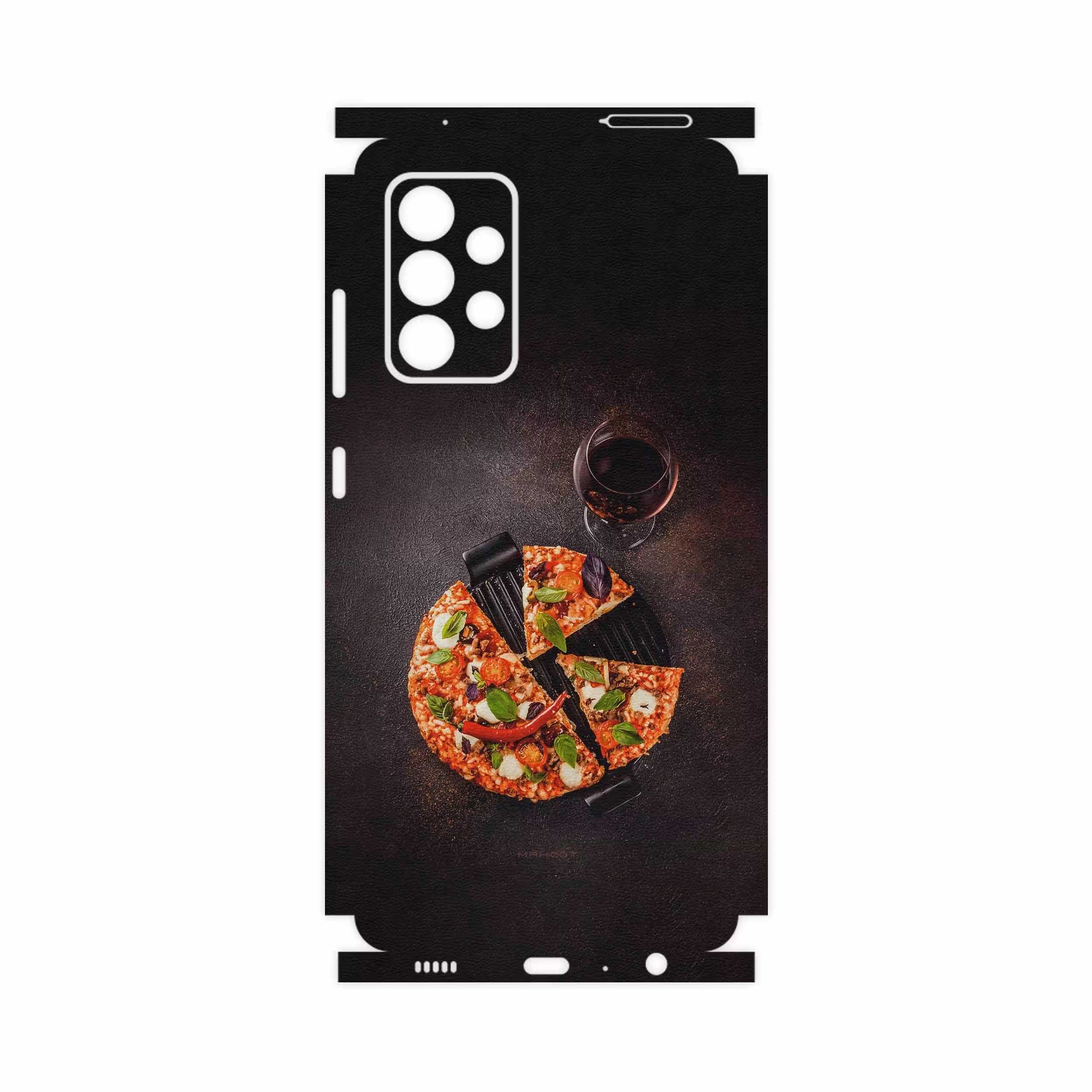 برچسب پوششی ماهوت مدل Pizza-FullSkin مناسب برای گوشی موبایل سامسونگ Galaxy A52 5G