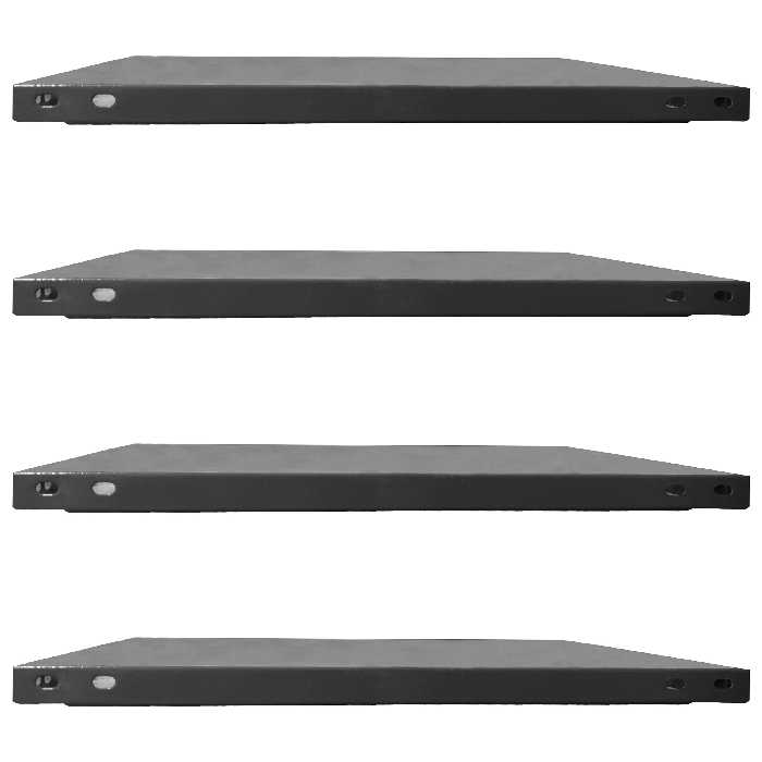 قفسه اداری مدل پیچی سایز 40x50 سانتی متر مجموعه چهار عددی