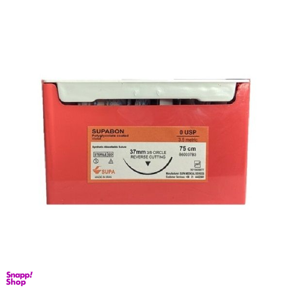 نخ بخیه سوپا مدل ریورس کات 0/0 سوپابن بسته 36 عددی