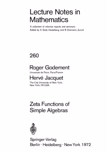خرید و دانلود نسخه کامل کتاب Zeta Functions of Simple Algebras