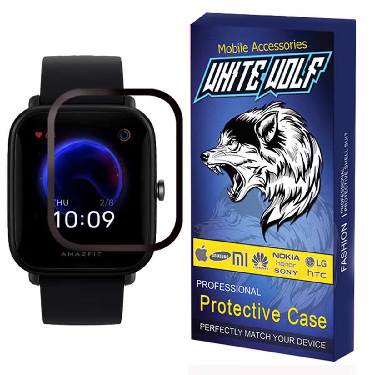 محافظ صفحه نمایش وایت ولف مدل W-PWM مناسب برای ساعت هوشمند امیزفیت Amazfit Bip U Pro 