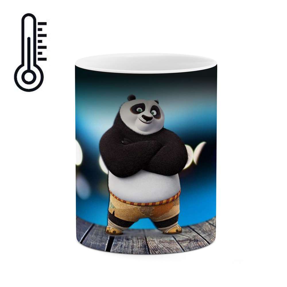 ماگ حرارتی طرح پاندای کونگ فو کار  مدل mgph13318