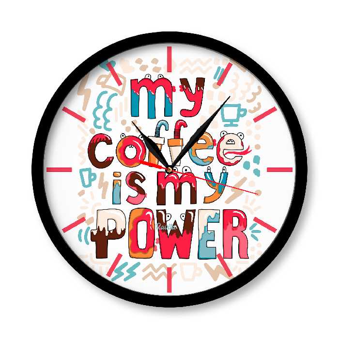 ساعت دیواری راویتا طرح فانتزی مدل 1044