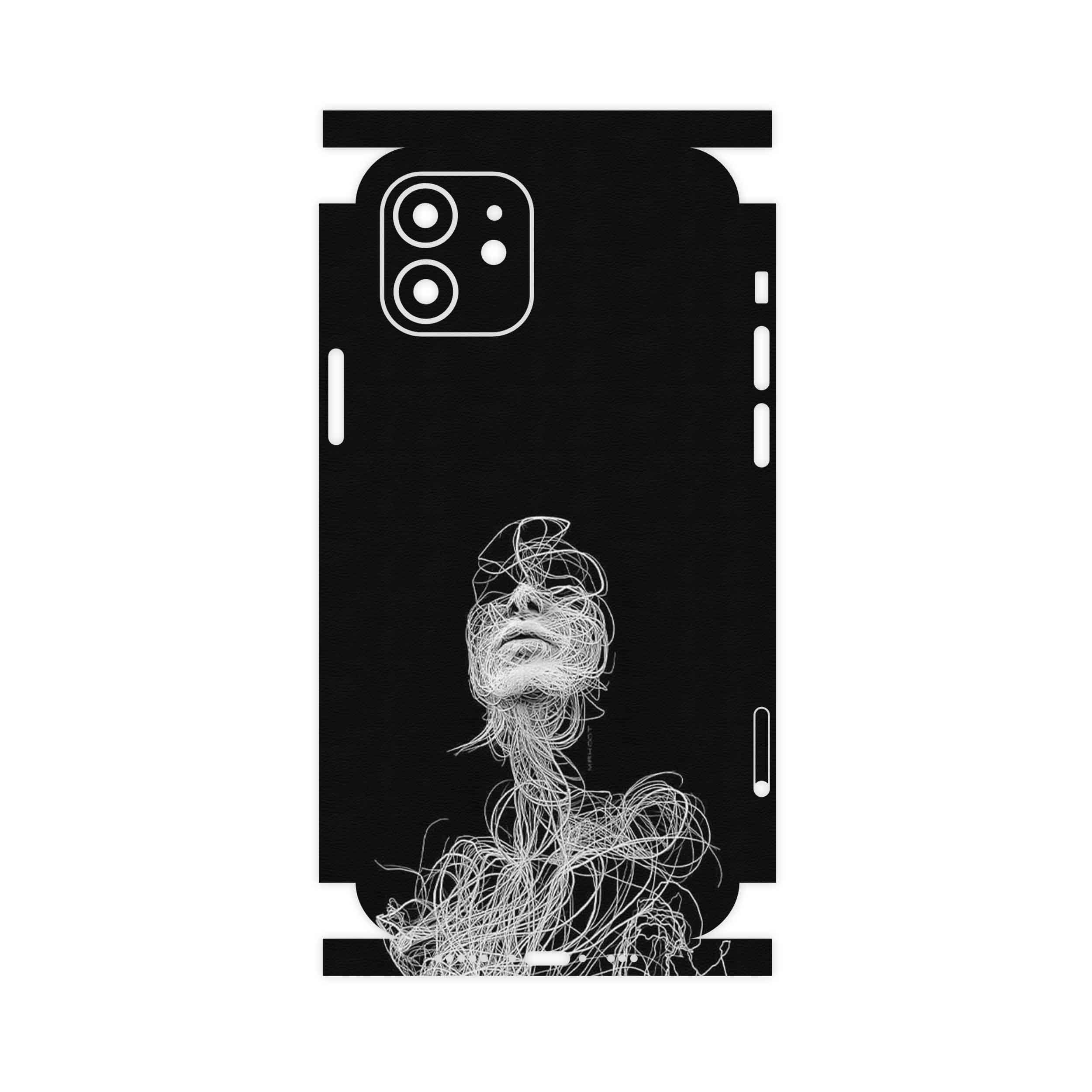 برچسب پوششی ماهوت مدل Strings Digital Art 2-FullSkin مناسب برای گوشی موبایل اپل iPhone 12
