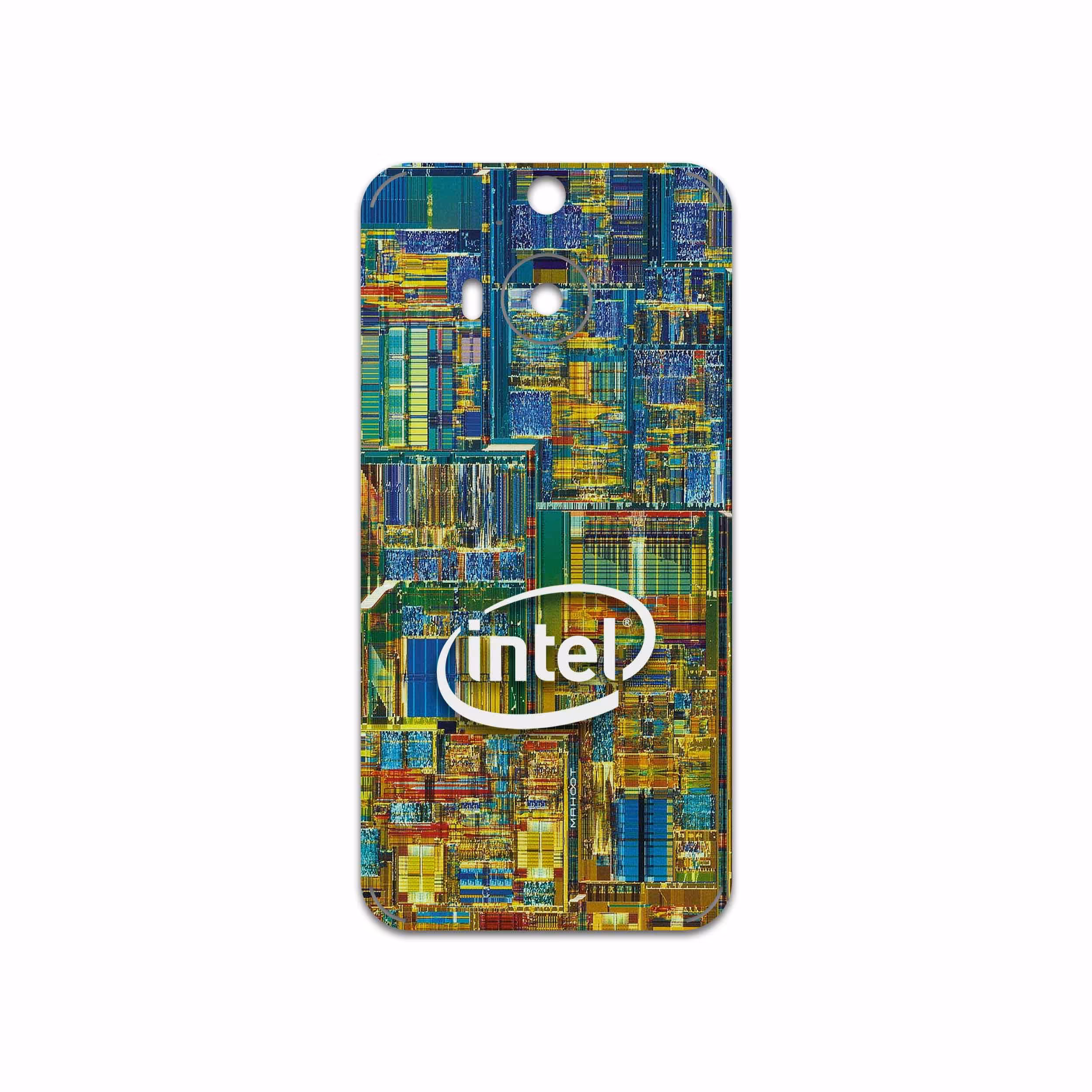 برچسب پوششی ماهوت مدل Intel Brand مناسب برای گوشی موبایل اچ تی سی One M9 Plus